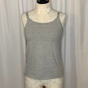 BEDFORM Women's Medium Gray Tank with bra liner